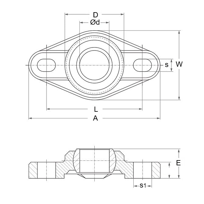 1142443 | FL-30-W300 --- Housings - 30 mm x 65 mm x 118 mm