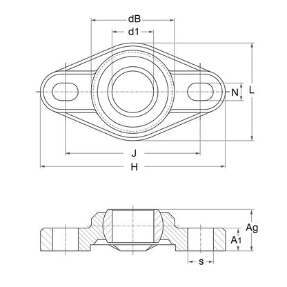 1142443 | FL-30-W300 --- Housings - 30 mm x 65 mm x 118 mm