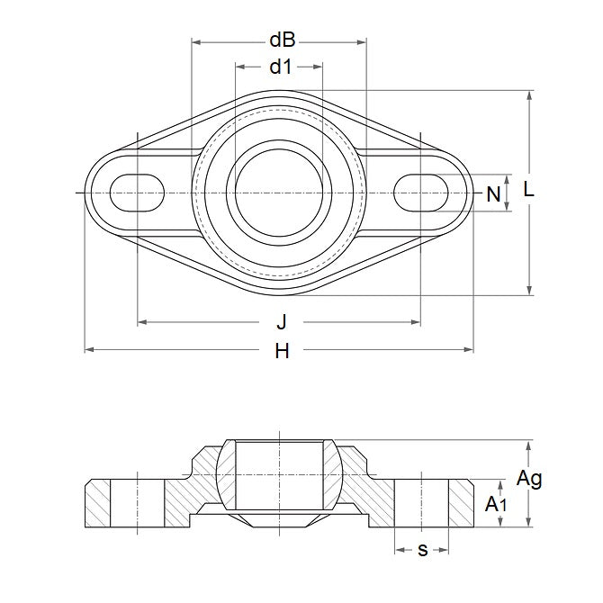 1083040 | FL-08-W300 --- Housings - 8 mm x 22 mm x 44.2 mm