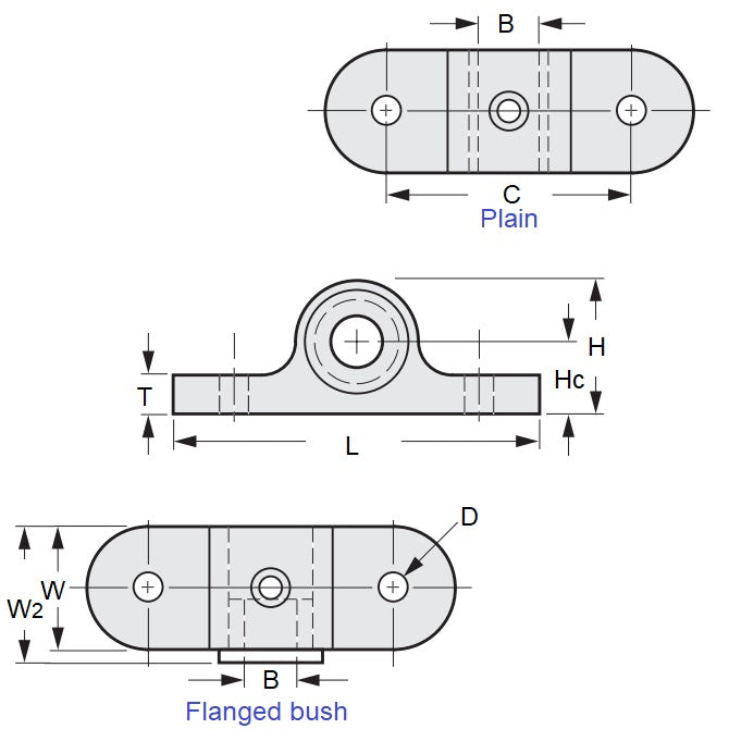 1088741 | BB-9.525-ZD --- Housings - 9.525 mm x 56.356 mm x 38.1 mm