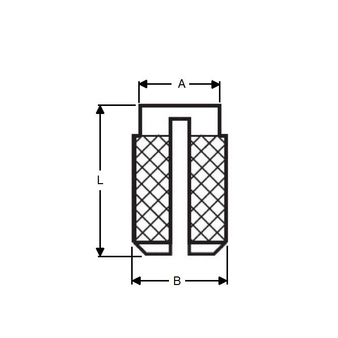 1056565 | IN-EP-0417C-080-B --- Inserts - 8-32 UNC (4.166mm) x 5.53 mm x 7.95 mm