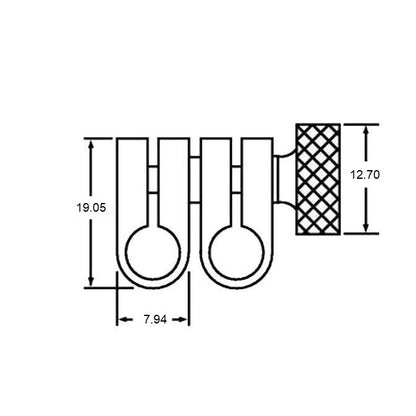 1071993 | SJ-1MRS --- Swivel Joints - 6.35 mm x 6.35 mm x 19.05 mm