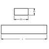 1231217 | 2R-0008-0064-0300-BRSOFTPAK (Per Card) --- Soft Metal Packs Strip - 0.81 mm 0.81mm x 6.35mm and 0.81mm x 12.7mm - 2 of each -  - Brass