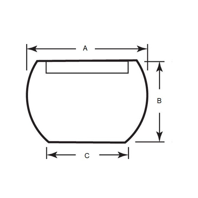 1088606 | KF095C-048-TRT --- Knobs - 3/8-16 UNC (9.53mm) x 47.63 mm x 12.7 mm