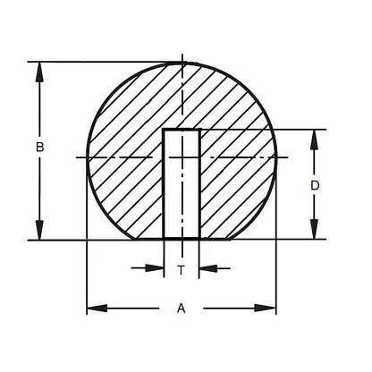 1074462 | KF064-032-KOPH --- Knobs - 6.35 Knock On x 31.75 mm -