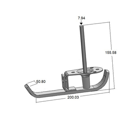1211879 | HH-109RS (Each) --- Latching Handles - 200.025x155.575x50.8 mm Padlocking