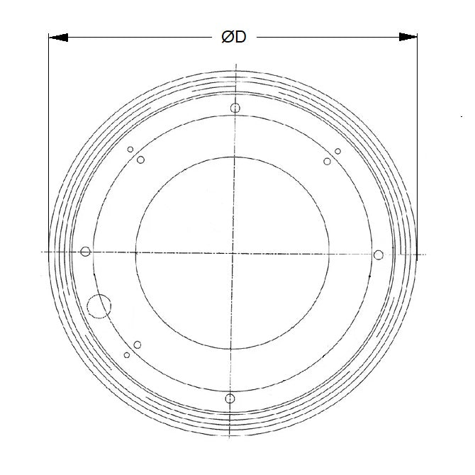 1210702 | LSB-230 --- Lazy Susan Bearings - 230 mm x 8 mm x 334 kg