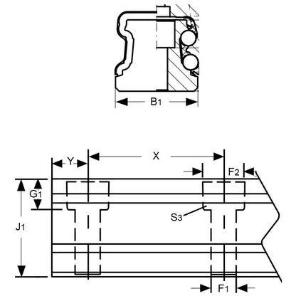 1123059 | TLM-3153RS (Each) --- Rail Systems Type 2 Rails Linear - Size Reference 20 - 19x160 mm