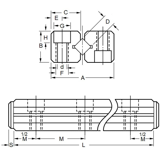 1062920 | DT1011RS (Each) --- Linear Slides - Number of Rollers 5 - 30x18.01 mm Cross Roller Rail
