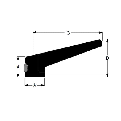 1100959 | FMH-712 --- Levers - M12x1.75 (12mm Standard) x 108 mm