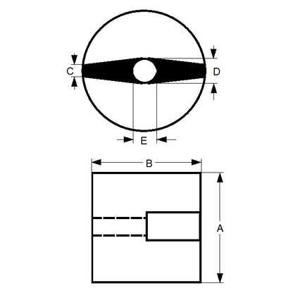 1102235 | MAG-BT-13-010-AN (22 Pcs) --- Button Alnico Magnets - 12.7 mm x 9.52 mm x 3.96 mm