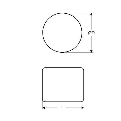 1065642 | C-HXN5-4 (2 Pcs) --- Magnets - 5 mm x  - x 4 mm