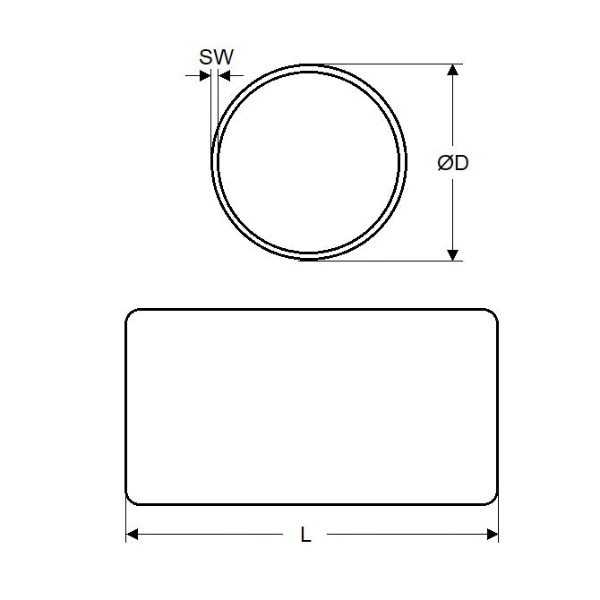 1048045 | MAG-D-03-102-AN (PK-5) --- Cylinder Magnets - 3.18x101.6 mm Alnico