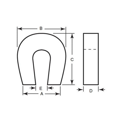 1128810 | MAG-H-22-029-AN (PK-14) --- Pocket Anico Magnets - 22.22x28.58x25.4 mm