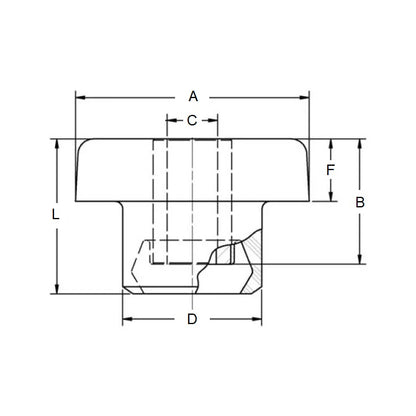 1146736 | MB-0034-028 --- Mounts - 34 kg x 10.1 mm x 27.7 mm