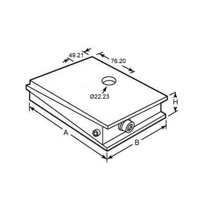 1224062 | MW-6804 --- Mounts - 6803.9 Kg x 152.4 mm x 101.6 mm