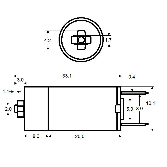 1039295 | 12GM-1-96 --- DC Gearmotors - 1.5 V x 31.25 RPM 96:1