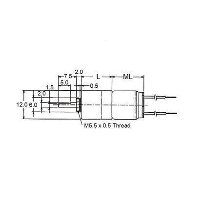 1181824 | MG-D33S12M1200144 --- DC Gearmotors - 85 RPM x  7.8 (1.1) x 15.6 mm