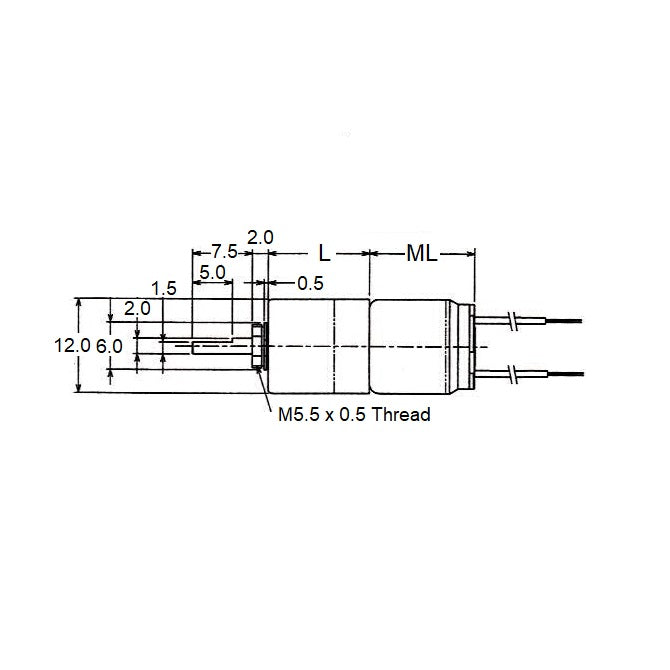 1181794 | MG-D33S12M1200144 --- Gearmotors - 85 RPM x  7.8 (1.1) x 15.6 mm