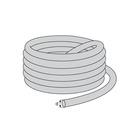 1078955 | ORC-0800-N70 (Metre) --- Cord O-Rings - 8 mm Nitrile NBR - Duro 70 O-Ring