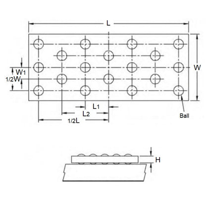 1203331 | BBP1RS (Each) --- Ball Parallels - 152.4x63.5x6.35 mm