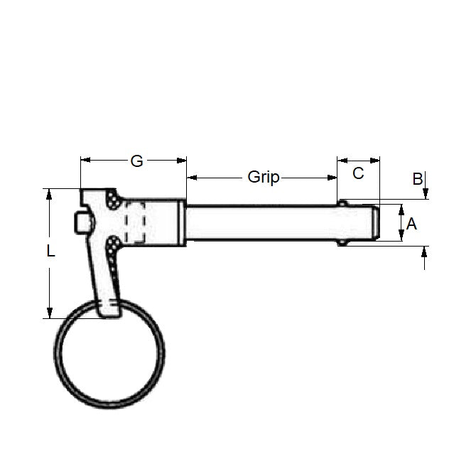 1058203 | BLP-048-0254-LI-S17 --- Pins - 4.76 mm x 25.4 mm 17-4 PH Stainless