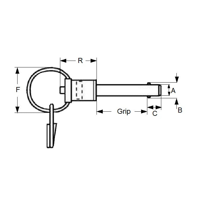 1058202 | BLP-048-0254-RHI-S17 --- Pins - 4.76 mm x 25.4 mm 17-4 PH Stainless