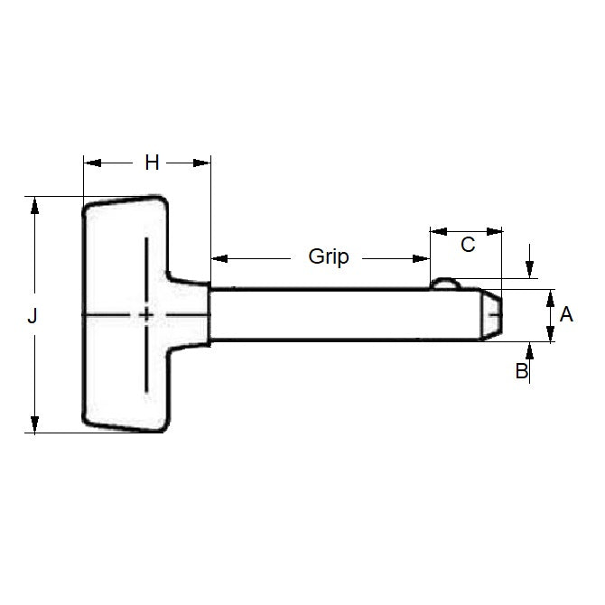 1074986 | BLP-064-0508-T-PC --- Pins - 6.35 mm x 50.8 mm Carbon Steel