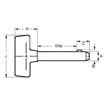 1074986 | BLP-064-0508-T-PC --- Pins - 6.35 mm x 50.8 mm Carbon Steel