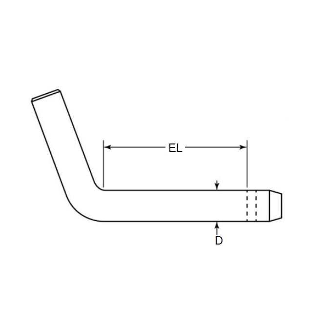 1122205 | CLP-191-0889-CZ-HB (12 Pcs) --- Clevis Pins - 19.05 mm x 88.9 mm