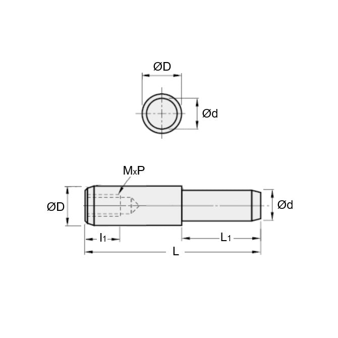 1106133 | DPS130-055-CH-1-E --- Dowel Pins - 13 mm x 55 mm x 55 mm