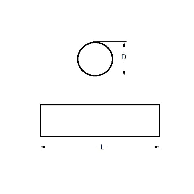 1059293 | RLR-0476-2540-ST-R (50 Pcs) --- Rollers - 4.762 mm x 25.4 mm 63 - 66