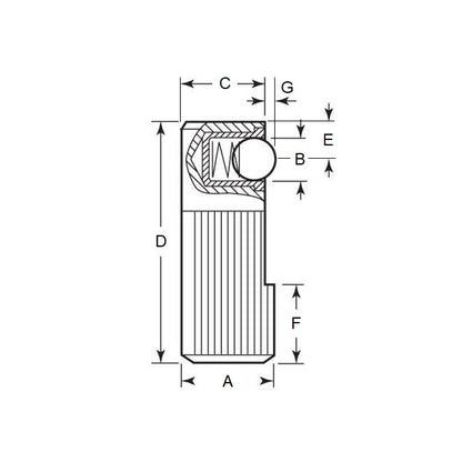 1090410 | WST-45RS --- Pins - 9.906 mm x 5.588 mm x 9.144 mm