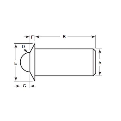 1089795 | PLBP-095-199-SN-031 --- Plungers - 9.53 mm x 19.9 mm x 11.1 N