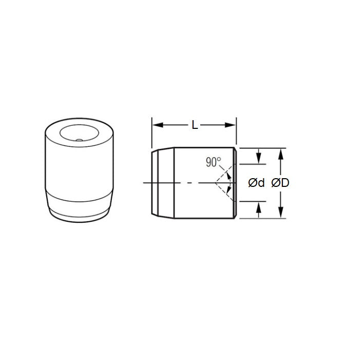 1043301 | VD-3RS --- Ball - 2.383 mm x 4.1 mm x 4.75 mm