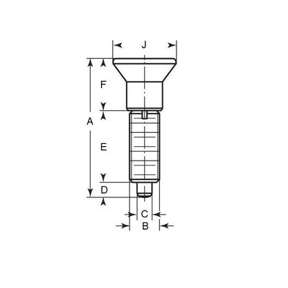 1131570 | PLIT-160-240-200-96-KPU-C --- Plungers - M24x2 (24.0mm) x 96 mm x 9.1 N