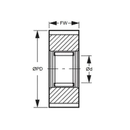 1041567 | ID-P020S-32-007-030BB-F-A-C --- Timing Idler Pulleys - S2M x 19.86 mm x 3 mm