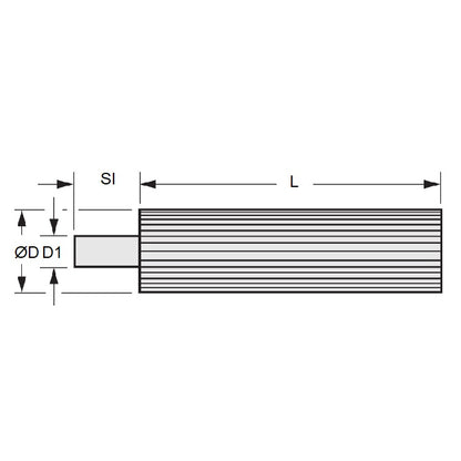 1177684 | P-40D-075-203A --- Pulleys - 75 Teeth x 203.2 mm x 49.53 mm