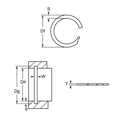 1101849 | UR-050-S02 (8 Pcs) --- Spiral - 12.7 mm x 0.46 mm x 11.03 mm