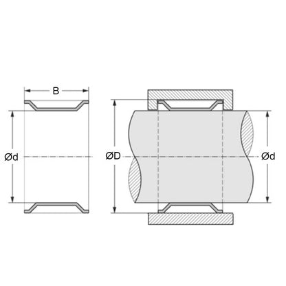 1153650 | TR-400-419-120-S3 --- Tolerance Retaining Rings - 40.000 to 39.989 x  41.88 to 41.98 x 12 mm