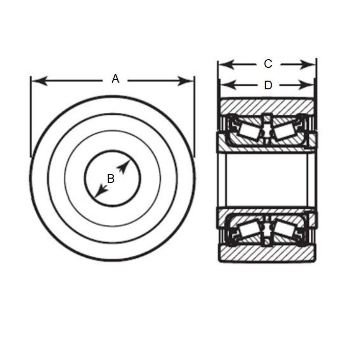 1178318 | CCF940RS --- Rollers - 76.2 mm x 46.03 mm x 25.4 mm