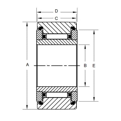 1120545 | CCF875RS (Each) --- Crown Roller Followers - 19.05x14.275x6.35 mm - Steel