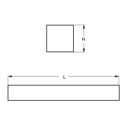 1080377 | 4R-0079-0914-BR360 (4 Pcs) --- Square - 7.94 mm x 914 mm C360