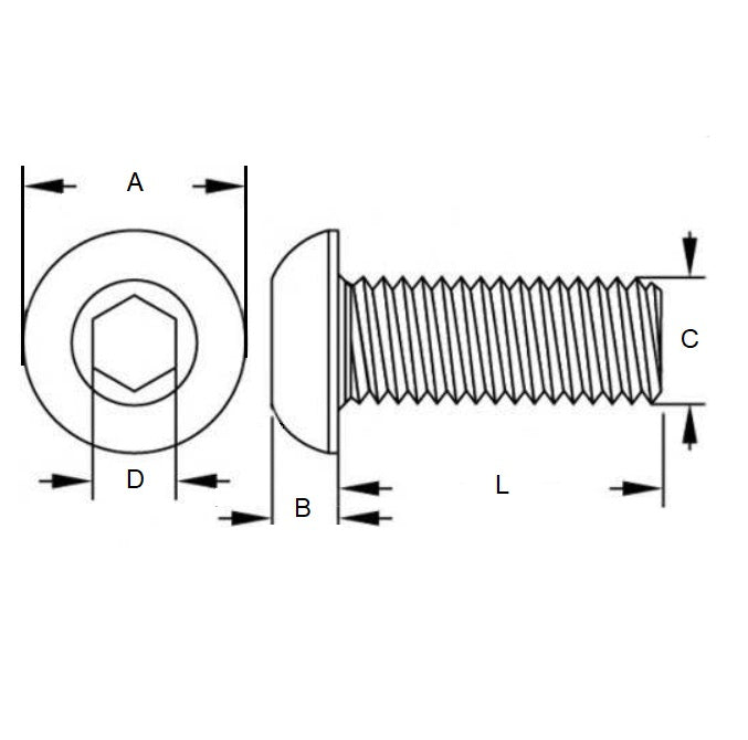 1092018 | SC100M-012-B-SK-CZ (100 Pcs) --- Screw - M10x1.5 x 12 mm