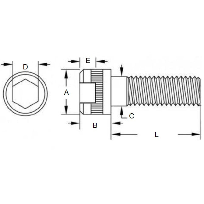 1107549 | SC140M-030-C-SK-S6 (50 Pcs) --- Screw - M14x2 x 30 mm