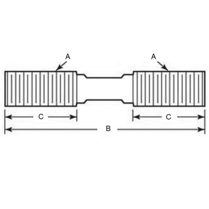 1088974 | SUS208RS --- Clamping Studs Threaded Rod - 3/8-16 UNC (9.53mm) x 101.6 mm x 31.75