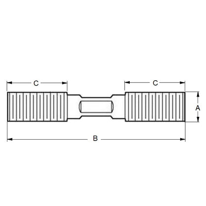 1104666 | SUS704RS --- Driver Studs Threaded Rod - 1/2-13 UNC (12.7mm) x 76.2 mm x 25.4