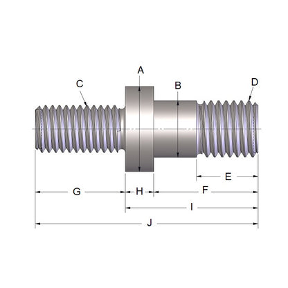 1111181 | IDC-178RS --- Studs - 15.875 mm x  5/8-11 x 20.63 mm