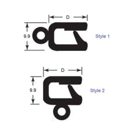 1039154 | STP-1830RS (FT) --- Seals - 1.5 to 4.3 x 9.5 mm x 2