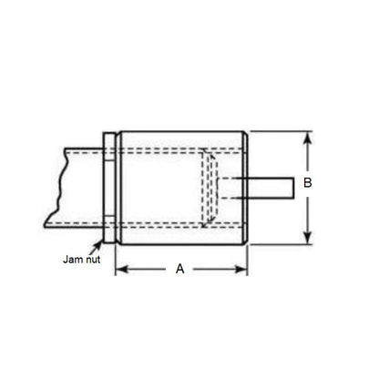 1228234 | ED101RS --- Hydraulic Shock Absorbers - ED10RS x 25.4 mm x 38.1 mm